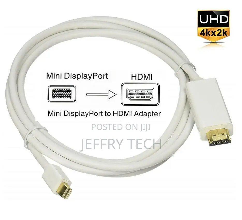 Mini Displayport to HDMI Adapter Cable 4K*2K Ultrahd Cord 1.