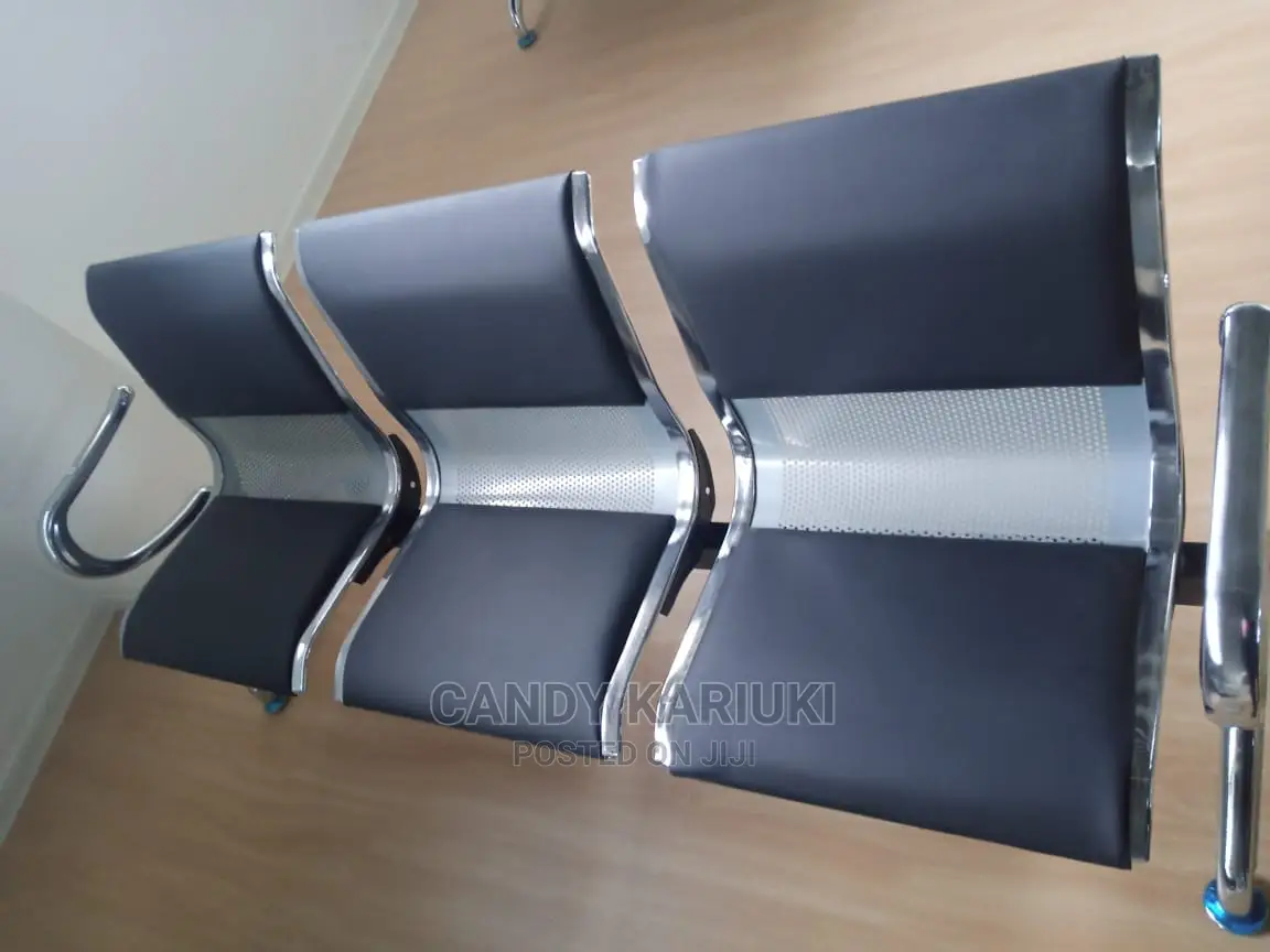 Comfy Padded Waiting Linked Chair