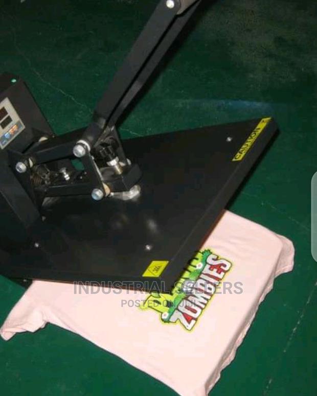 Newly Arrived Flatbed Heat Press Machine - main view