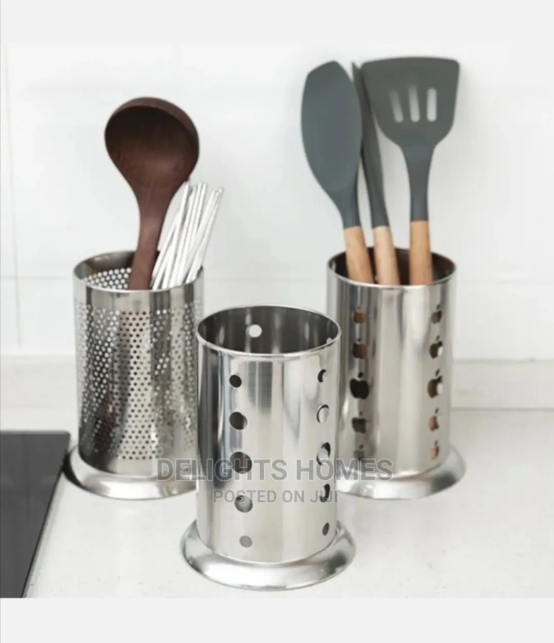 *Stainless Steel Spoon Holder