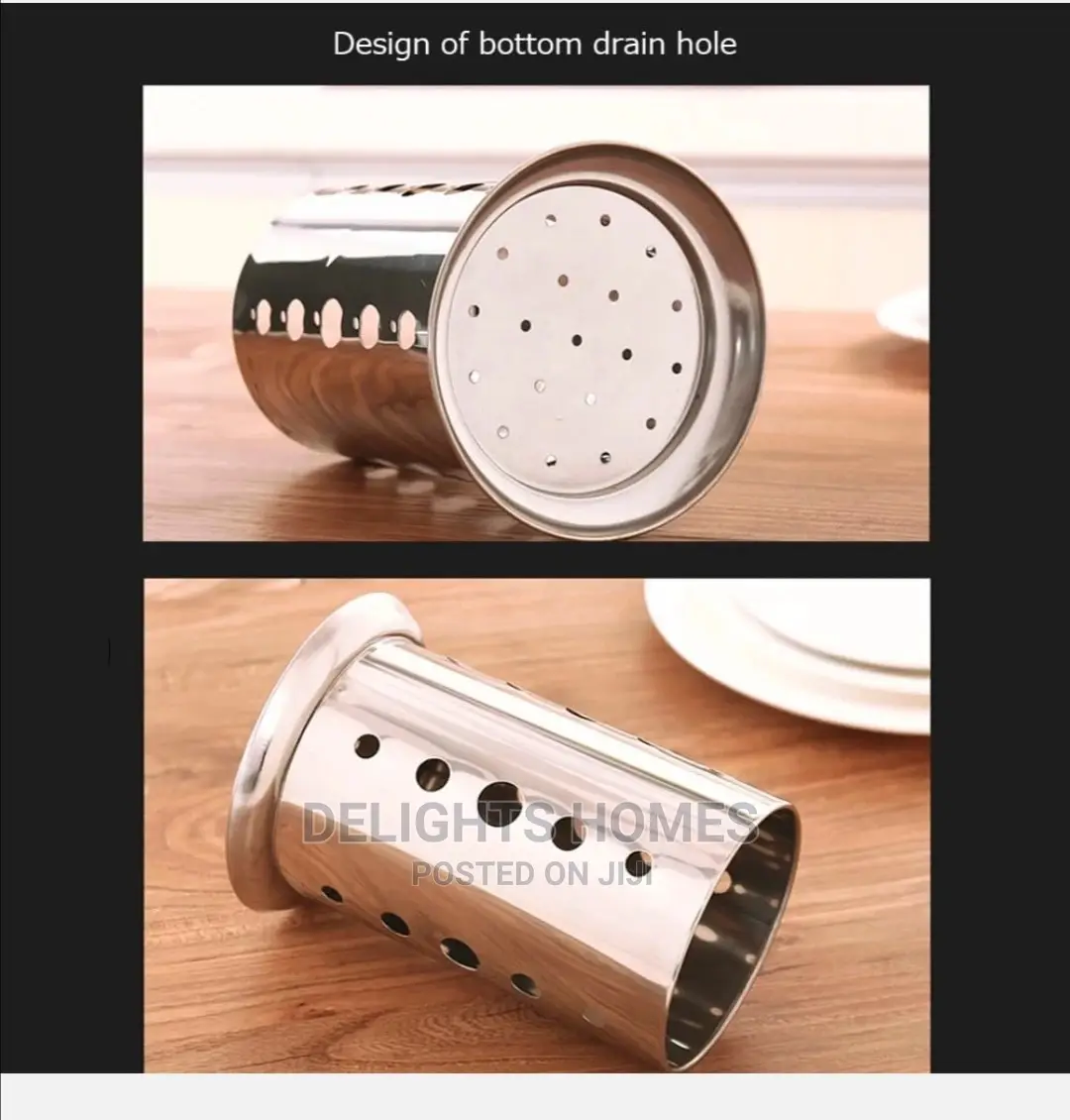 *Stainless Steel Spoon Holder