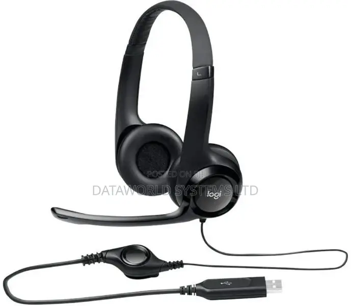 Logitech USB Headset H390 With Noise Cancelling Mic