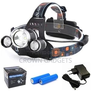T6 LED Rechargeable Headlamp 18650 High Tech - thumbnail 2
