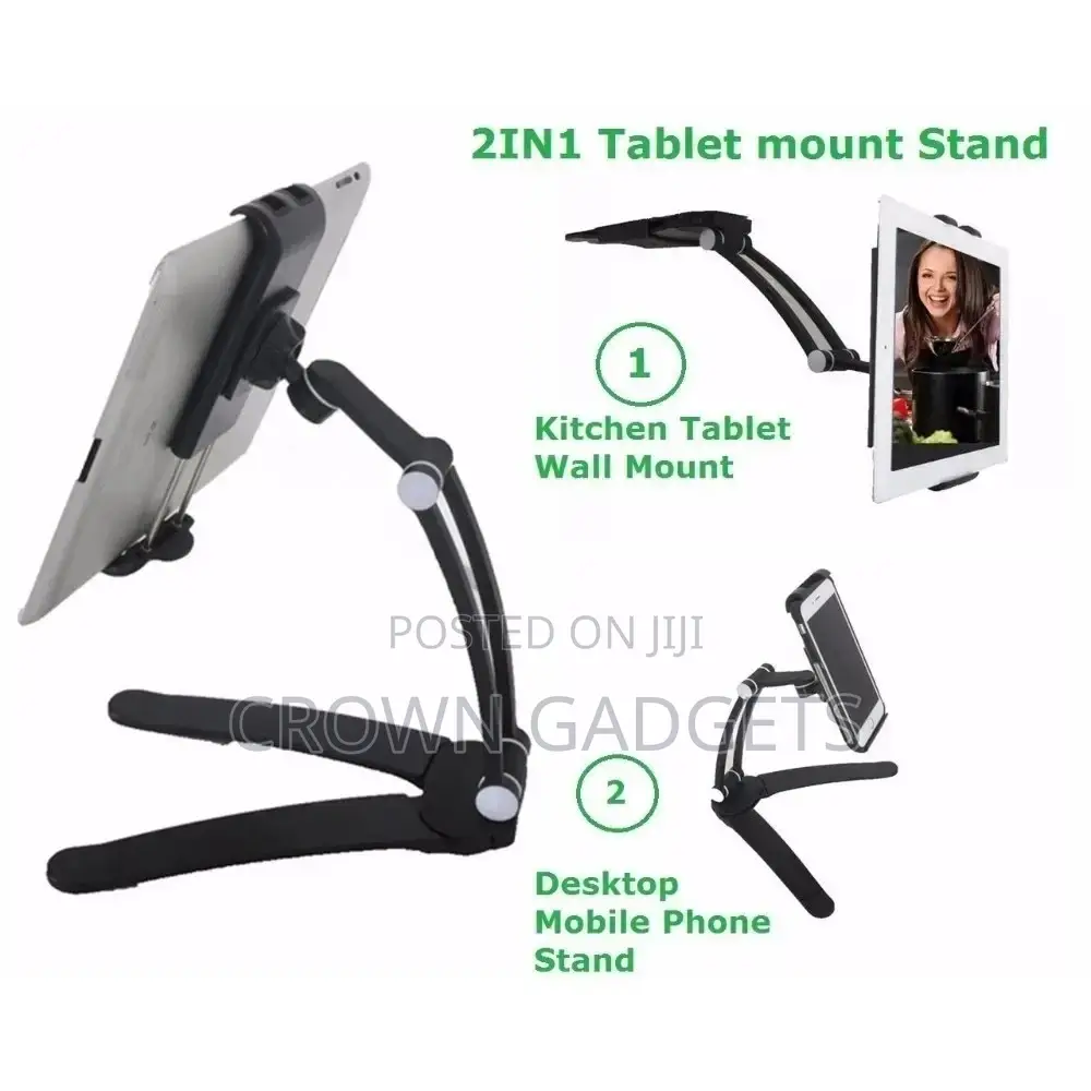 Kitchen Tablet and Phone Stand Adjustable