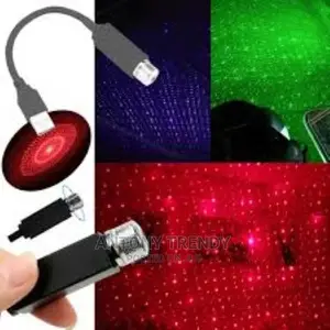 Car Roof Star Lights USB Star Light Projector Led Car Interi
