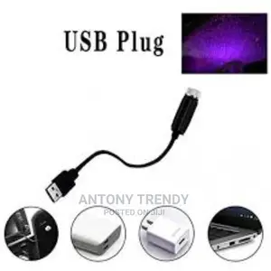 USB Star Night Light, 3 Colors-7 Lighting Modes, Aevdor Car