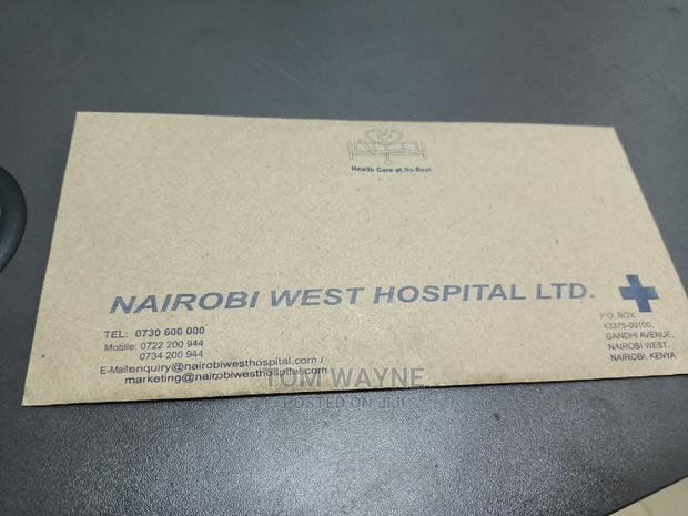 Brown DL Printed Envelopes - main view