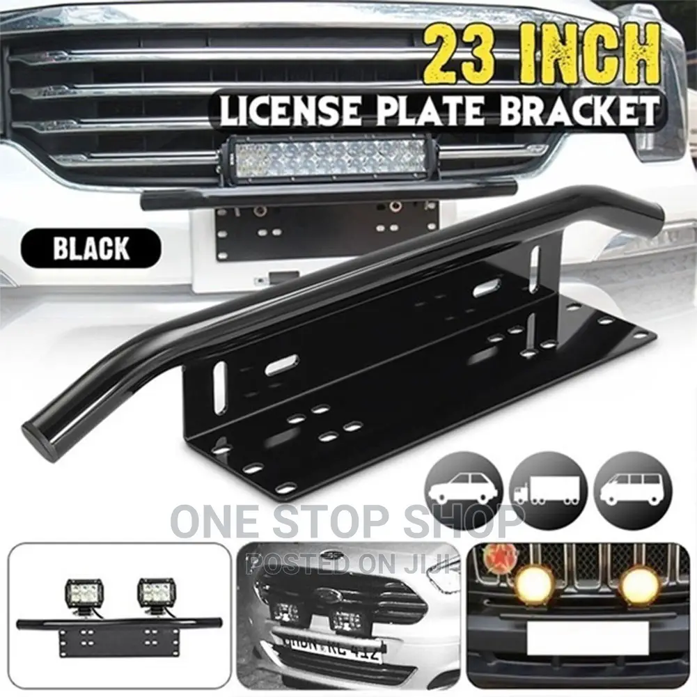 23" Front Bumoer Number Plate Holder,Free Delivery Cbd