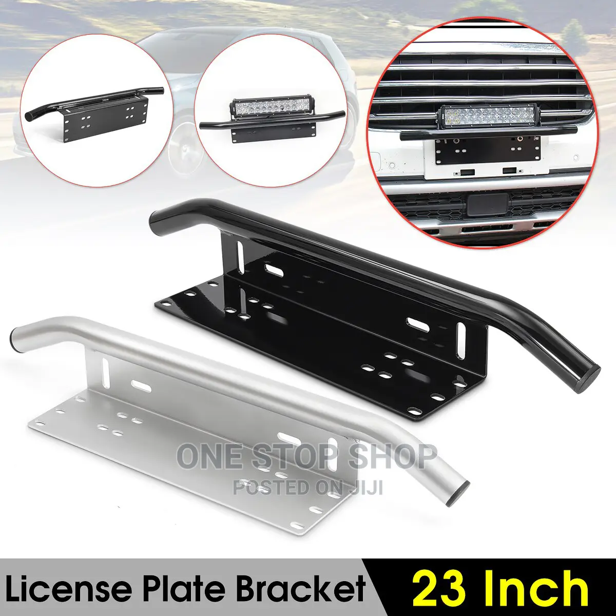 23" Front Bumoer Number Plate Holder,Free Delivery Cbd