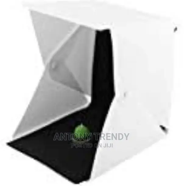 40 X 40 X 40 Cm Photo Studio Box Photography Backdrop Built-