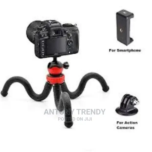 Mini Flexible Tripod Octopus Stand Gorilla Pod 1/4" for Gopr