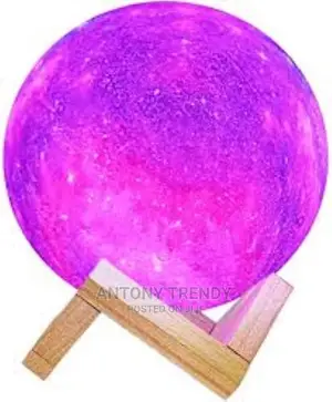 New 16 Colors 3D Print Star Moon Lamp Colorful Chang Touch H