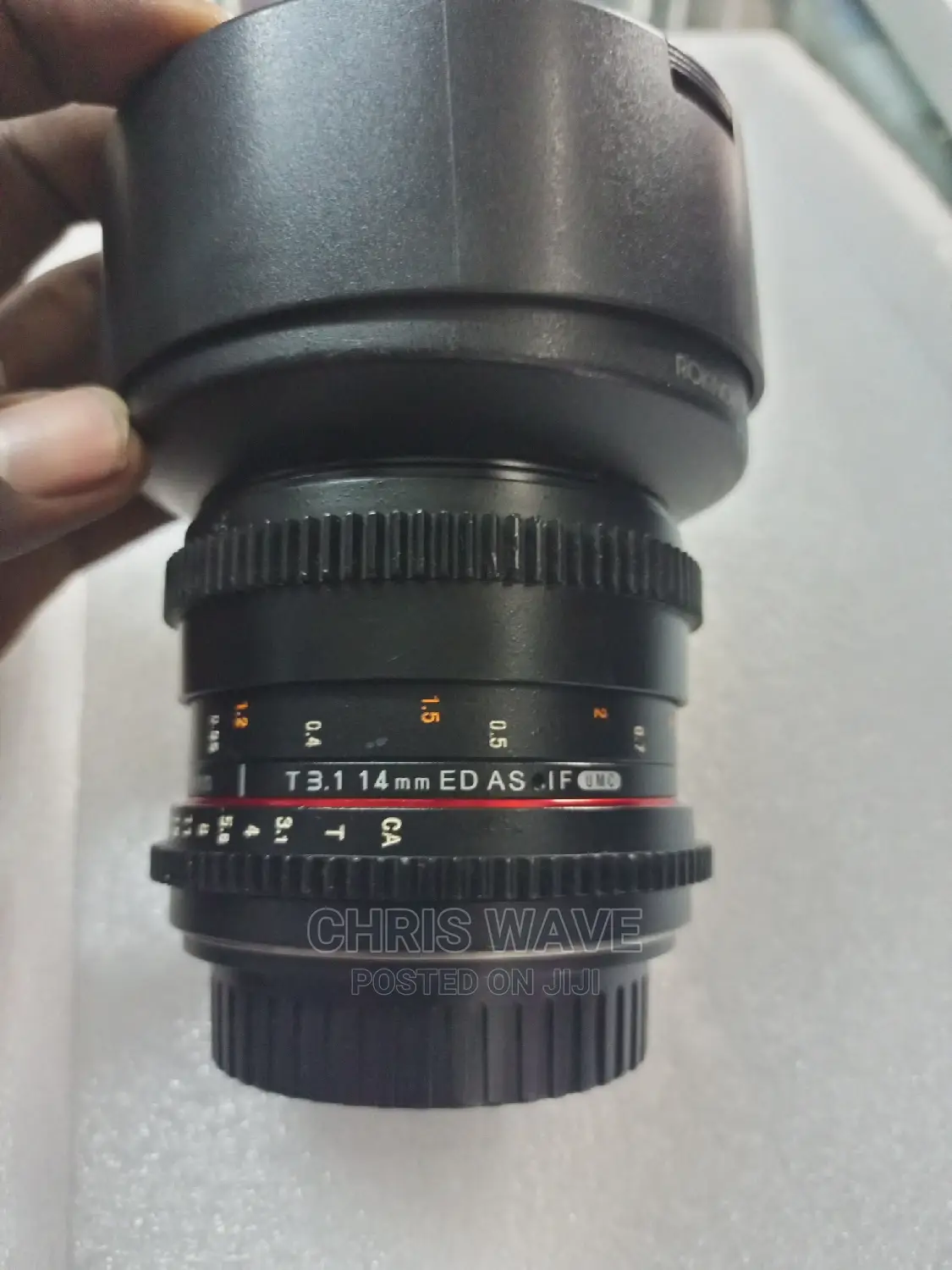 Rokinon Canon Full Frame 14mm Wide Angle Lens