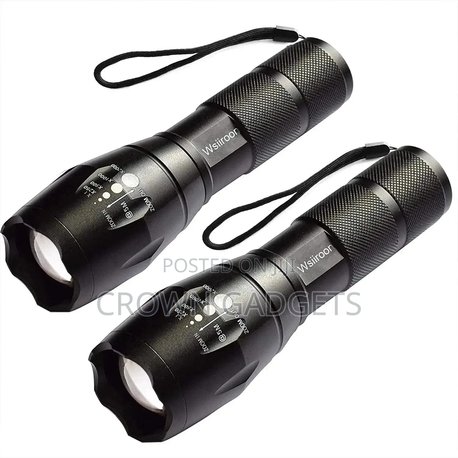 LED Tactical Flashlight XML-T6 Portable Handheld Flashlight