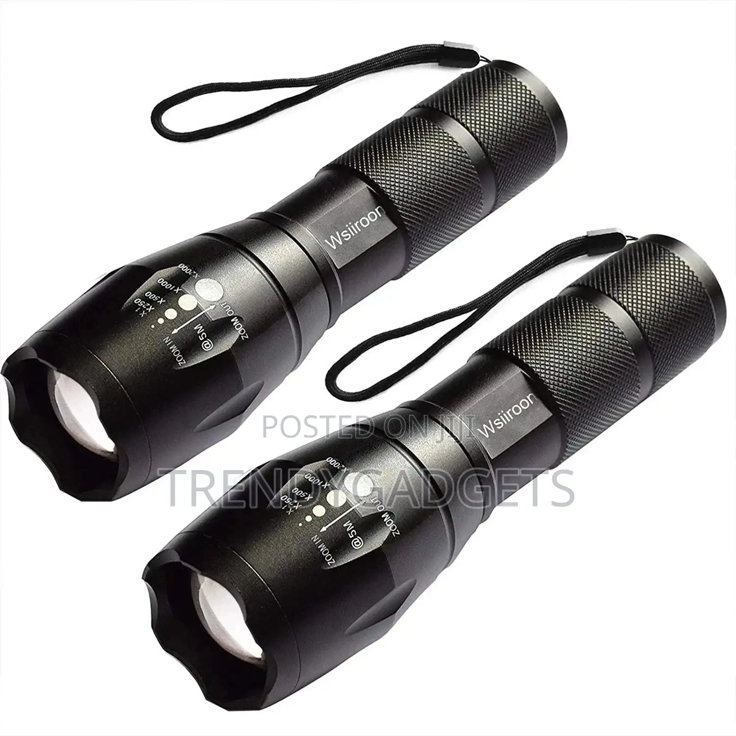 LED Tactical Flashlight XML-T6 Portable Handheld Flashlight