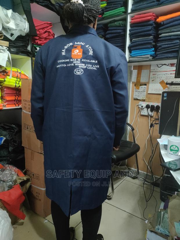 Dust Coats in Navy Blue - thumbnail 3