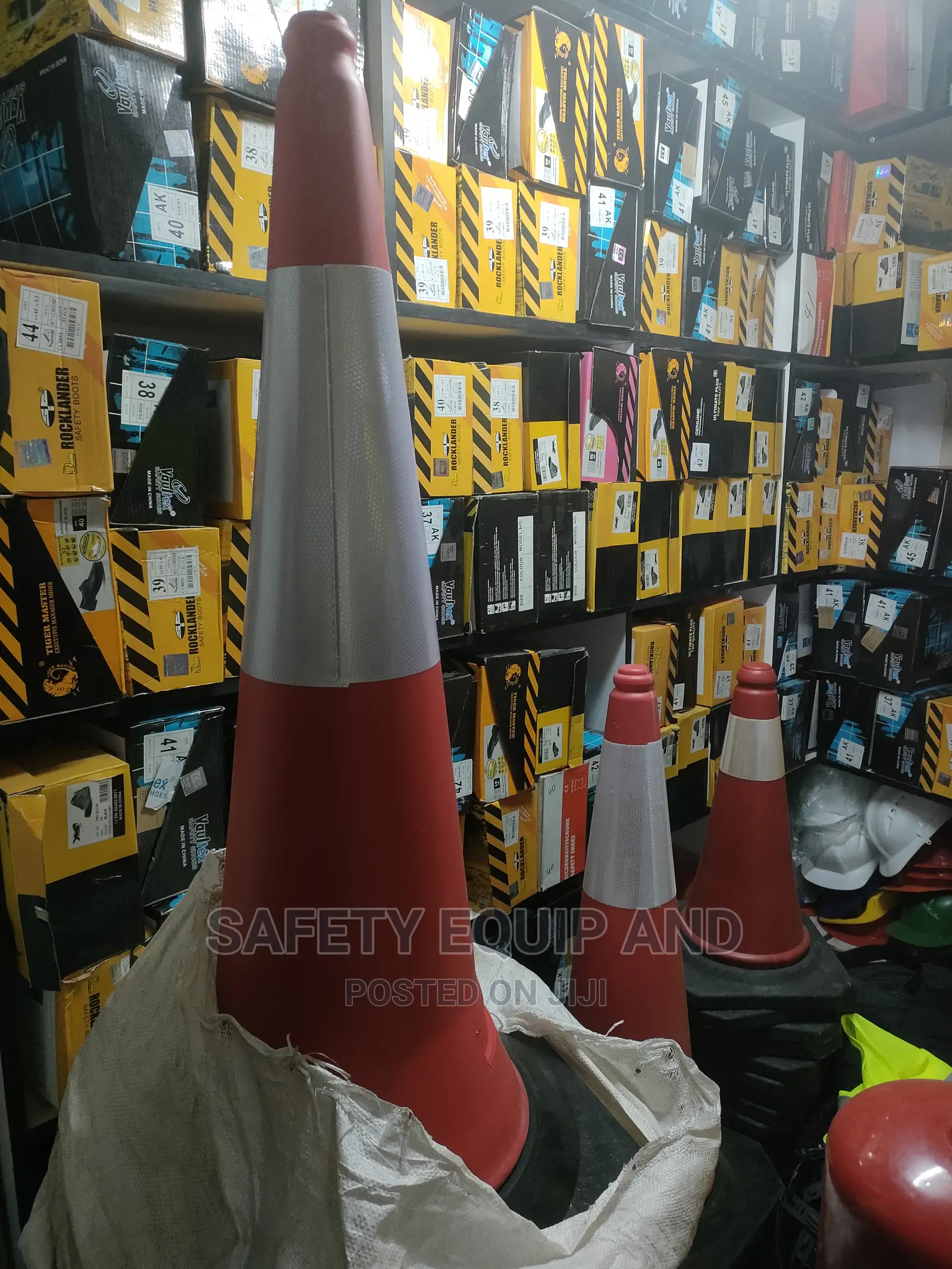 Safety Cones, 100cm, 70cm 50cm
