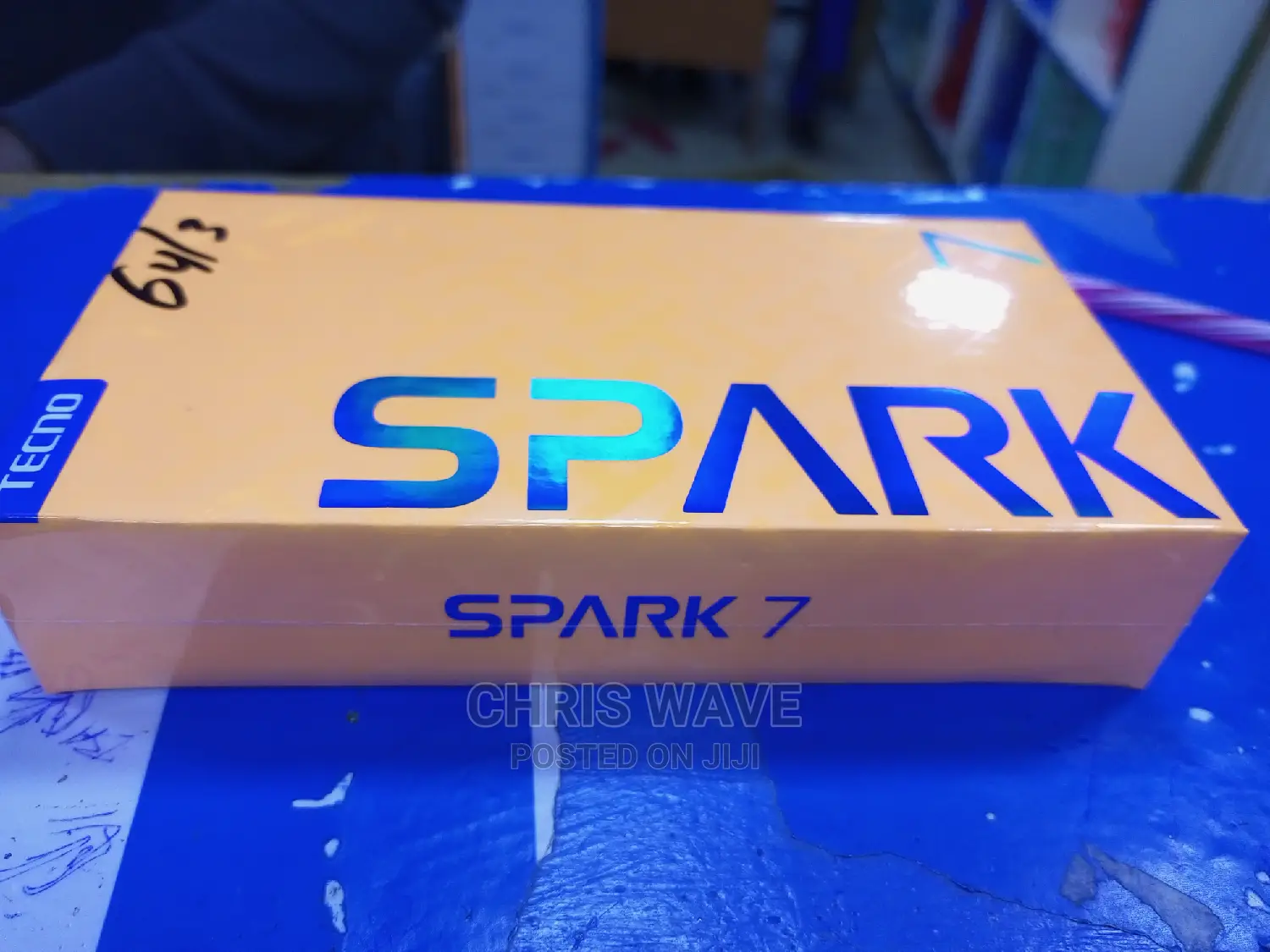 New Tecno Spark 7 64 GB Black
