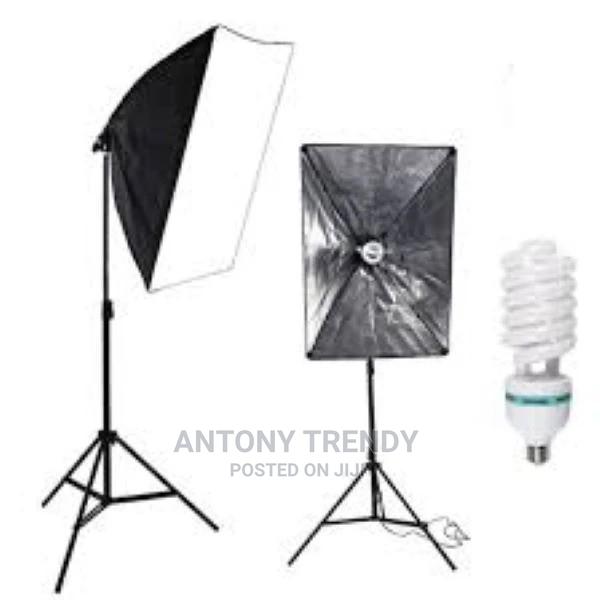 Cheap E27 Lighting With Stand and Softbox - main view