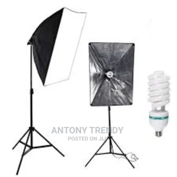 Cheap E27 Lighting With Stand and Softbox