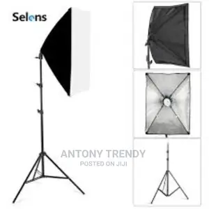 Best E27 Socket 5500K Continuous Lighting Soft Box With Adju