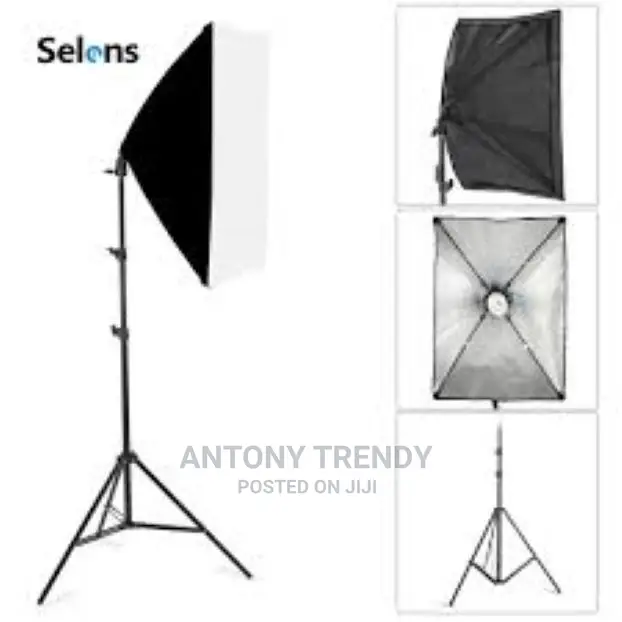 Best E27 Socket 5500K Continuous Lighting Soft Box With Adju