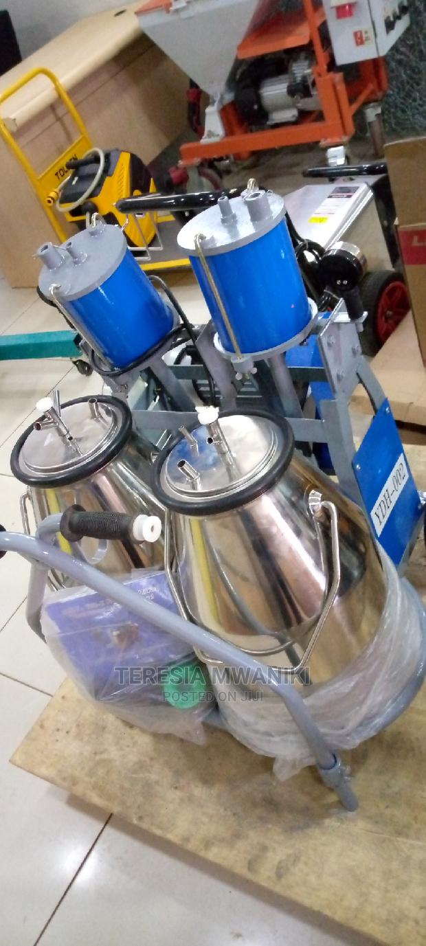 Double Bucket Milking Machine - main view