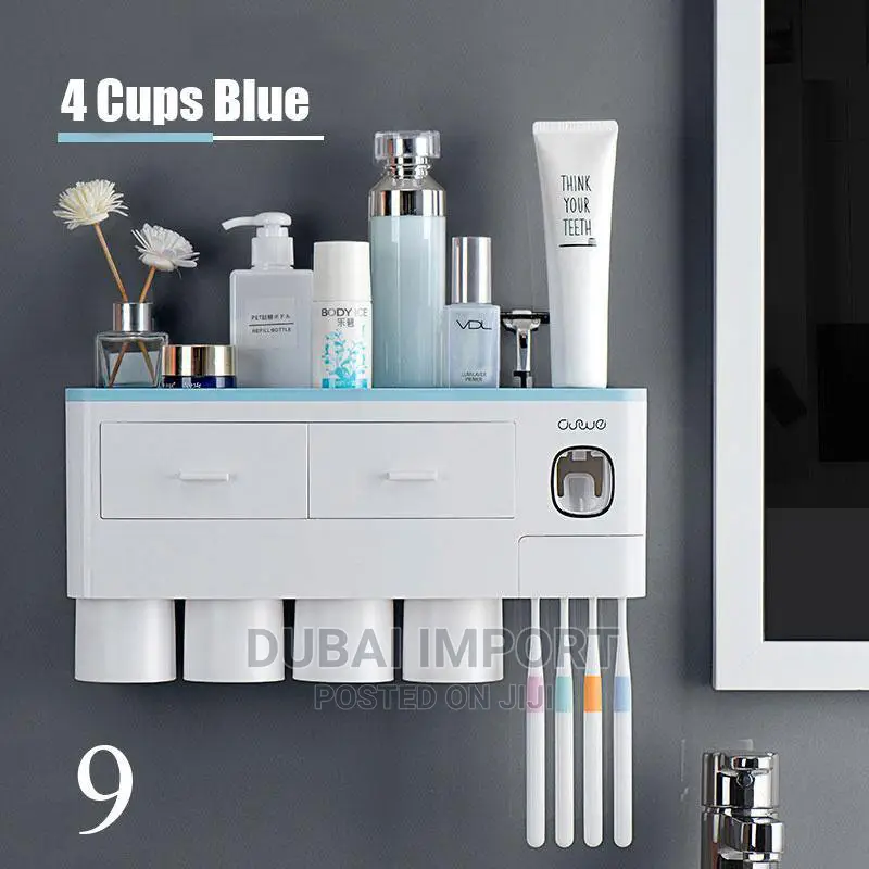 4 Cups Toothbrush Holder