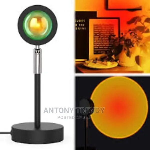 Sunset Projection Lamps, 360 Degree Rotation Rainbow Lamp, P