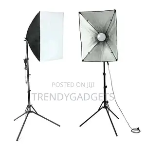 Photo Video Studio Lighting Kit 4-Socket E27 Soft Box