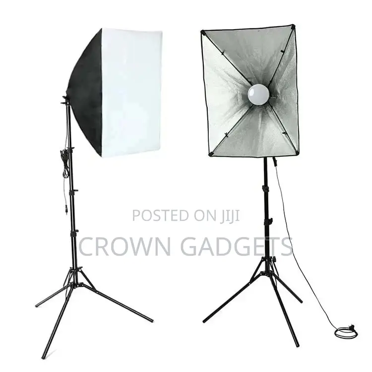 Photo Video Studio Lighting Kit 4-Socket E27 Soft Box