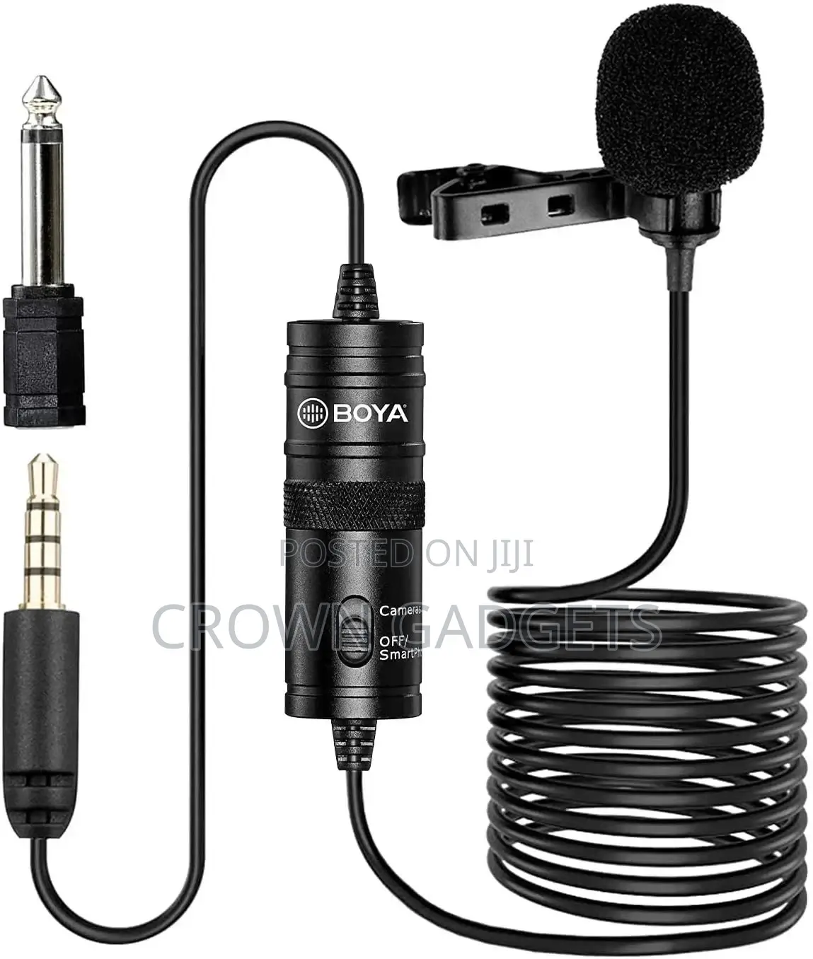 Wired Black BY-M1 Boya Collar Mic