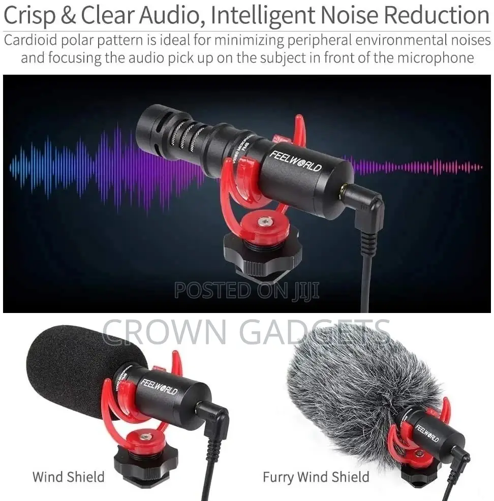 BOYA BY-MM1 Shotgun Video Microphone, Universal Compact