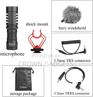 Boya BY-MM1 Shotgun Video Microphone for Cam and Phone