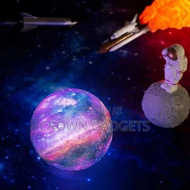 3D Printed Moon Lamp With Stand Dimmable - thumbnail 3