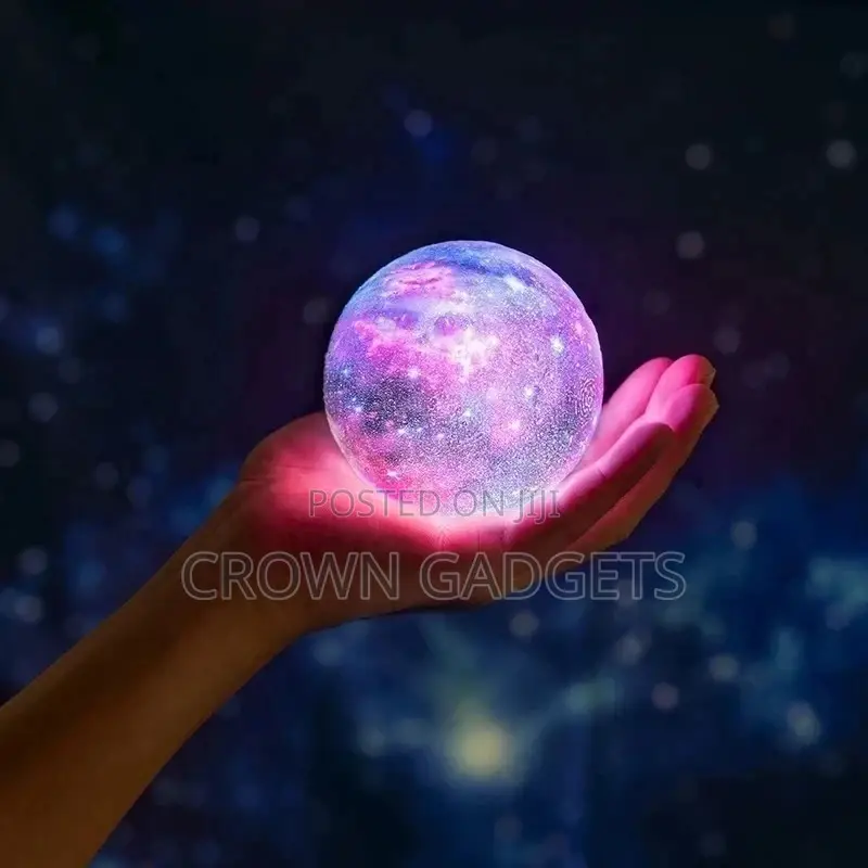 3D Printing Moon Light Uses Dimmable and Touch Control