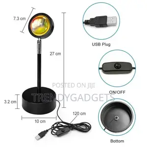 Sunset Projection Led Light for Bedroom Gifts