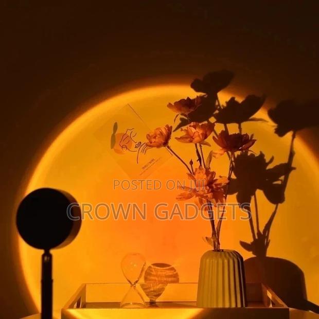 Sunset Projector Lamp LED Floor Lamp Sunset Projection NEW - thumbnail 2