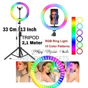 13 Inches RGB LED Soft Ring Light, RGB Flash Ring Light