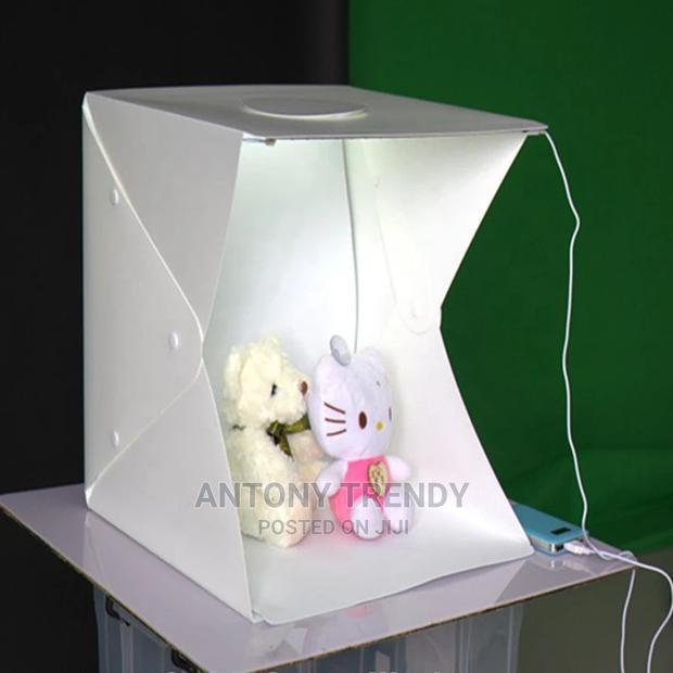 30cm Medium Size Portable Folding With 1 Led Strips Lightbox - main view