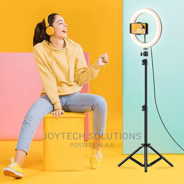 Ring Light 10 Inches With Remote Shutter and Two Meter Tripd - main view
