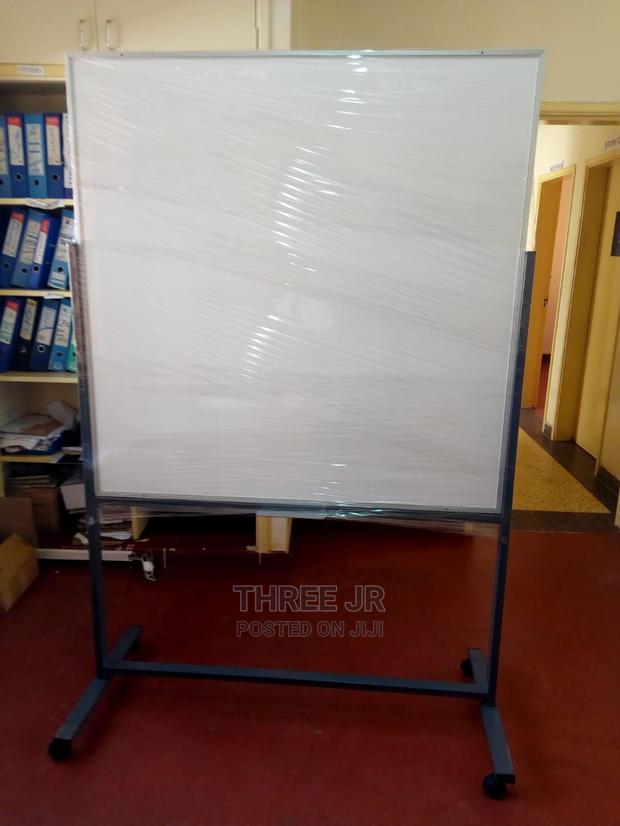Portable One Sided Whiteboard. Its Movable on Wheels - main view