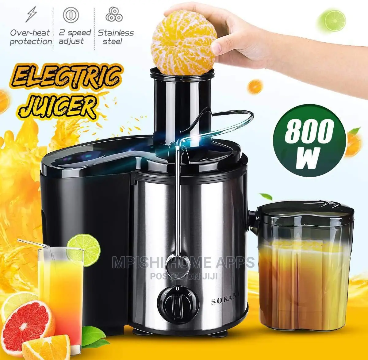 Sokany Juice Extractor 800w