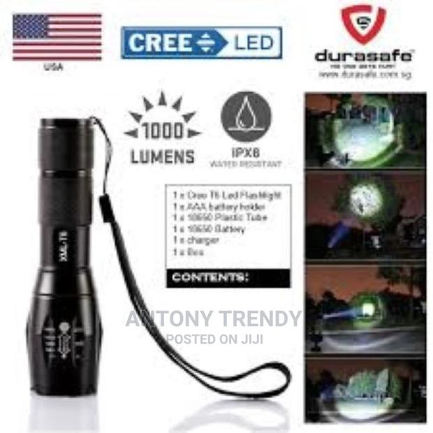 LED Tactical Torch High Power XML T6 Flashlight Rechargeabl