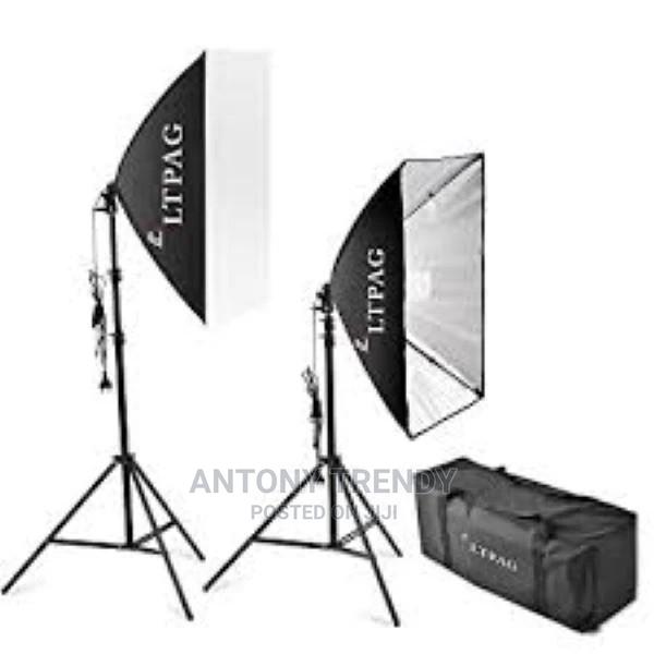 Very Unique Photo Video Softbox Studio Lighting Kit 4-Socket - main view