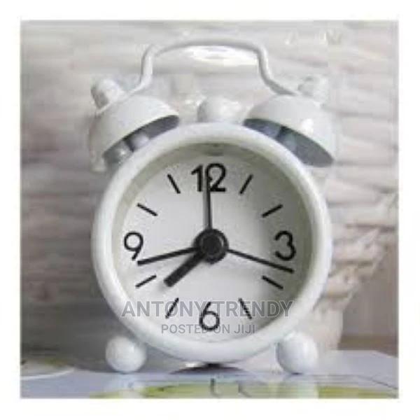 White in Colour Vintage Alarm Clock for Kids,Loud Twin Bell