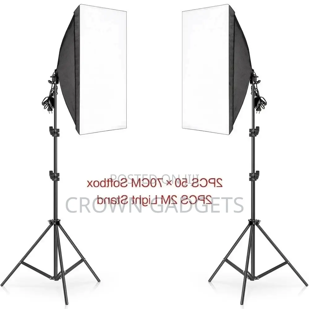 Photo Video Studio Lighting Kit 4-Socket E27 for Media