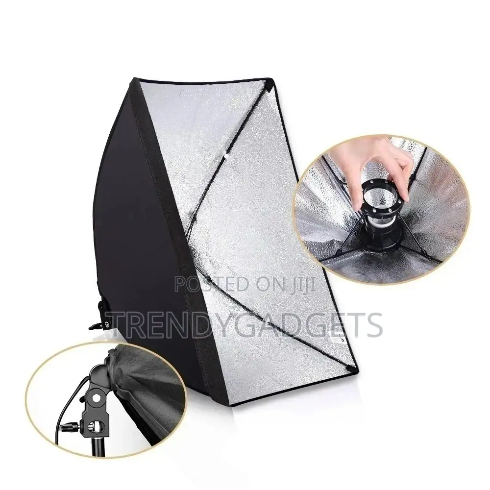 Photo Video Studio Lighting Kit 4-Socket E27 for Media