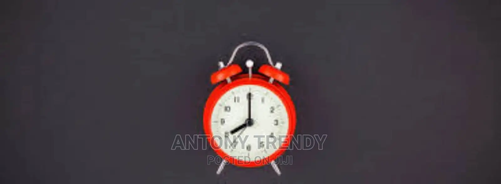 Brilliant Peakeep 4 Inches Twin Bell Pink Alarm Clock, Batte