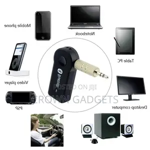 3.5mm Audio Bluetooth Auxiliary Adapter for Speakers, Car